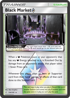 pokemon cards black market 