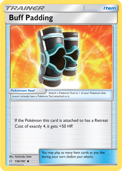 Pokemon cards buff padding 