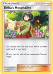Erika's Hospitality 140/181 RARE HOLO FOIL