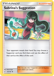 Pokemon cards Sabrina's suggestion 