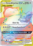 Eevee & Snorlax GX HYPER RARE 191/181