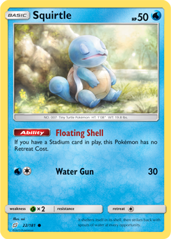 Squirtle 22/181 COMMON