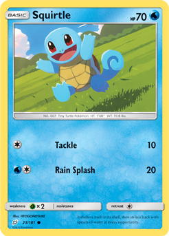 Squirtle 23/181 COMMON