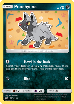 Poochyena 86/181 COMMON