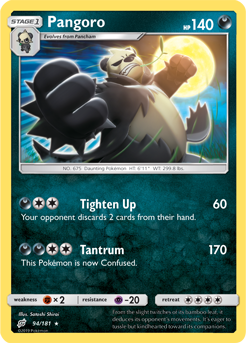 Pangoro 94/181 RARE