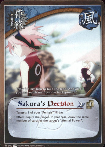 Sakura's Decision 080 RARE