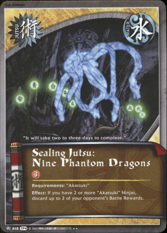 Sealing Jutsu: Nine Phantom Dragons 268 RARE