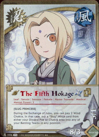 The Fifth Hokage 1036 RARE