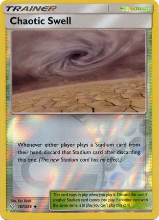 Chaotic Swell 187/236 REVERSE HOLO UNCOMMON