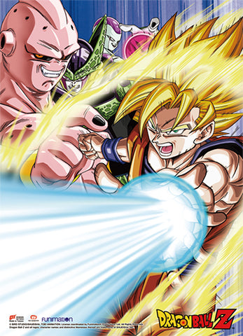DRAGON BALL Z- GOKU & VILLAINS WALL SCROLL