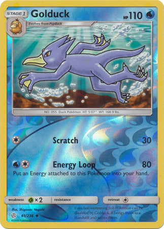 Golduck 41/236 REVERSE HOLO UNCOMMON