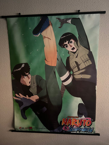 Naruto Shippuden Rock Lee & Guy Wall Scroll