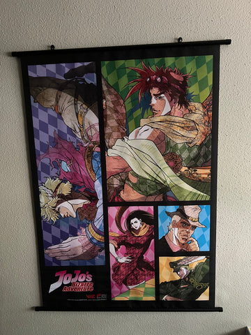 JOJO’S Bizarre Adventure -Caesar & Joseph WALL SCROLL