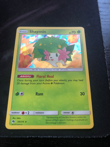 Shaymin 33/214 FOIL RARE