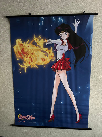 Sailor Moon Sailor Mars Wall Scroll