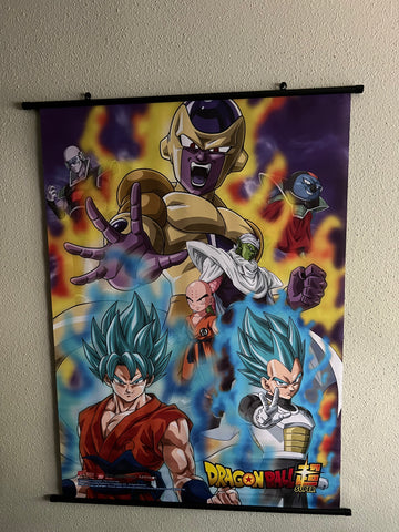 Dragon Ball Super Resurrection F Group Wall Scroll