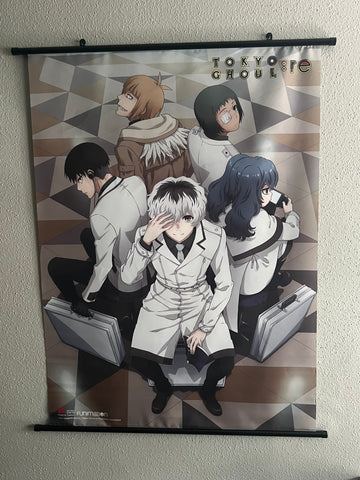 Tokyo Ghoul Re Group Wall Scroll