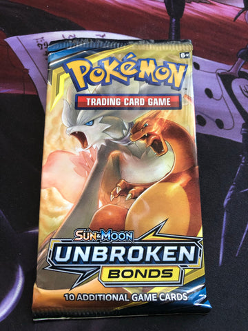 Pokemon Sun & Moon Unbroken Bonds Booster Pack