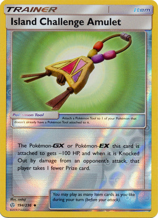 Island Challenge Amulet 194/236 REVERSE HOLO UNCOMMON