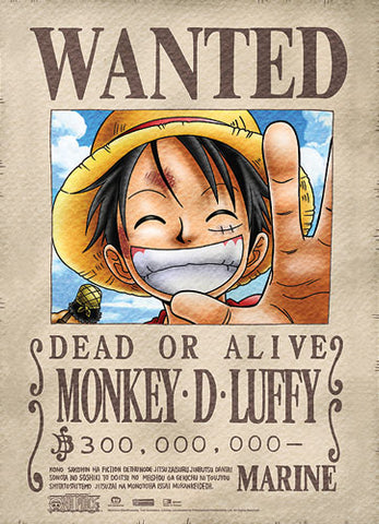 One Piece Luffy Wall Scroll