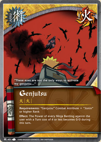 naruto cards genjutsu