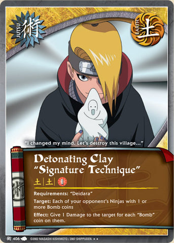 Detonating Clay "Signature Technique" 406 RARE