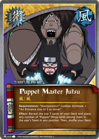 Puppet Master Jutsu 413 UNCOMMON