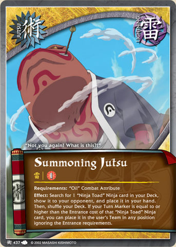 Naruto cards summoning jutsu