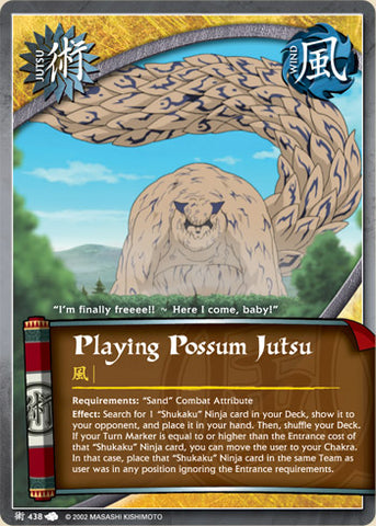 Playing Possum Jutsu 438 COMMON