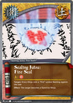 Sealing Jutsu Fire Seal Naruto Cards 