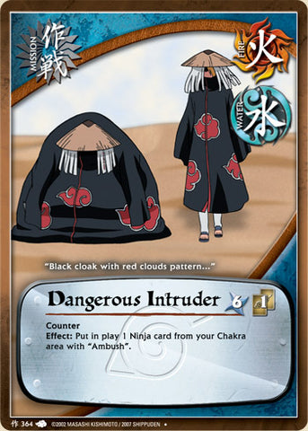 Dangerous Intruder naruto cards 