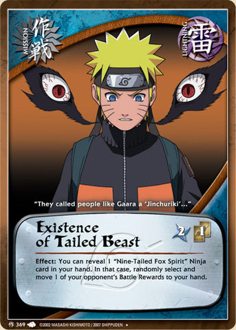 Existence of Tailed Beast 369 UNCOMMON