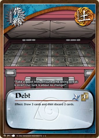 Debt 391 RARE