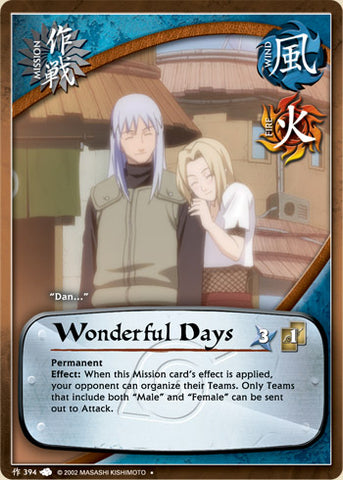 Wonderful Days Naruto cards 