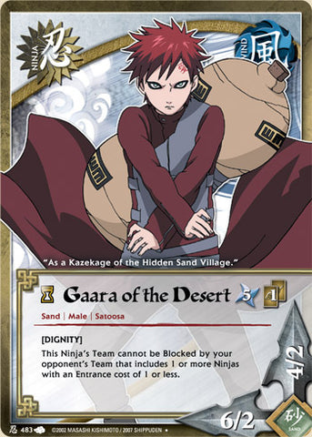 Gaara of the Desert 483 UNCOMMON