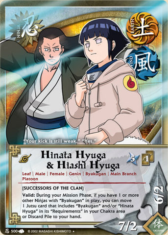 Hinata & Hiashi Hyuga 500 UNCOMMON