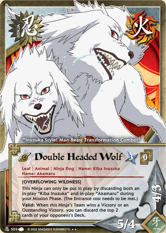 Double Headed Wolf 503 RARE