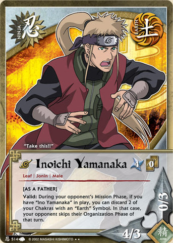 Inoichi Yamanaka 514 RARE