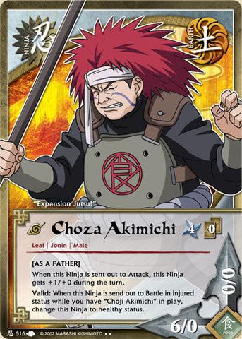 Choza Akimichi 516 RARE