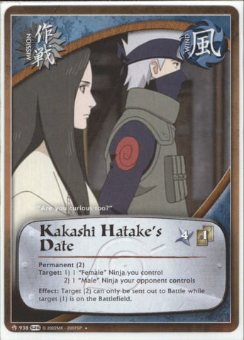 Kakashi Hatake's Date 938 UNCOMMON
