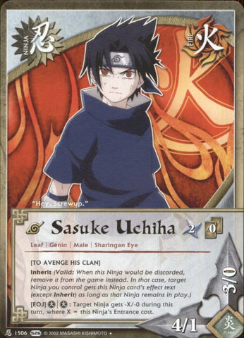 Sasuke Uchiha 1506 UNCOMMON