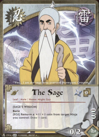 The sage Naruto cards 