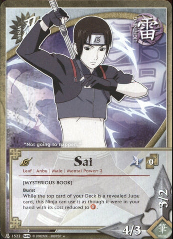 naruto cards sai 