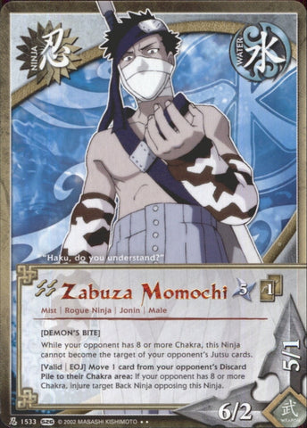 Zabuza Momochi 1533 RARE