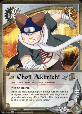 Choji Akimichi 1206 COMMON