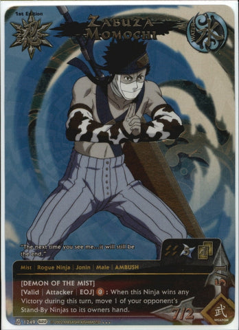 Zabuza naruto cards 