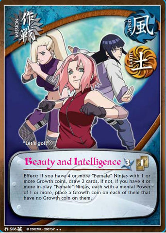 Beauty and Intelligence 586 RARE