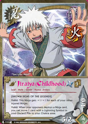 Jiraiya (childhood) 719 RARE