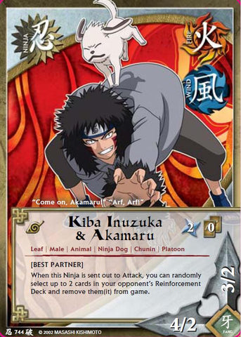 Kiba Inuzuka & Akamaru 744 COMMON