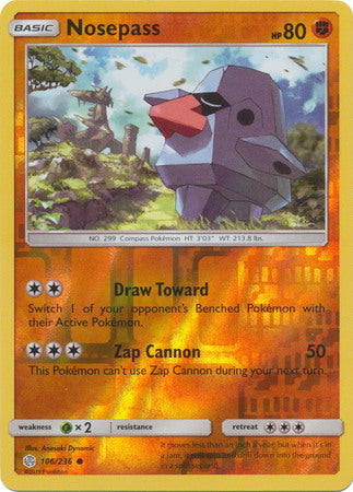 Nosepass 106/236 REVERSE HOLO COMMON
